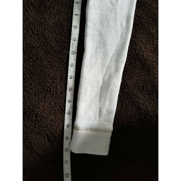 J.Crew Cowl Neck Long Sleeve Kangaroo Pocket Cream Wool Blend Top Sweater Sz XS - Picture 9 of 10